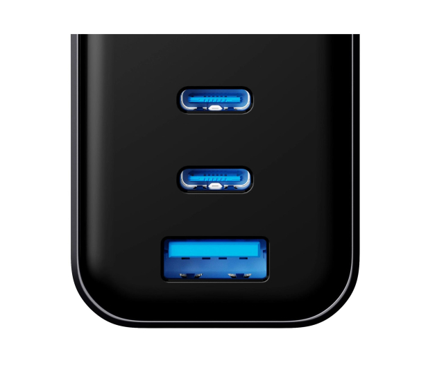 3MK Ładowarka sieciowa incharge® Lumin 67W™ 2 x USB-C + USB 5903108705295 - 1488541 - zdjęcie 3